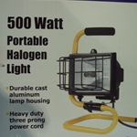 500 Watt Work Light 12