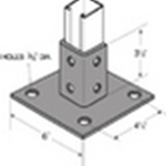 Tall Strut Base Squared for 1 5/8